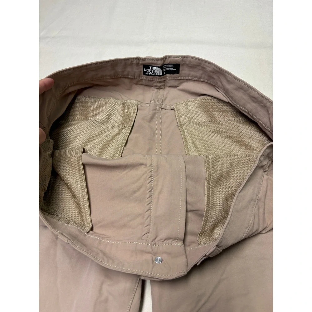 The North Face Mens‎ Horizon 2.0 Shorts Khaki Tan Hiking Stretch Size 38X10